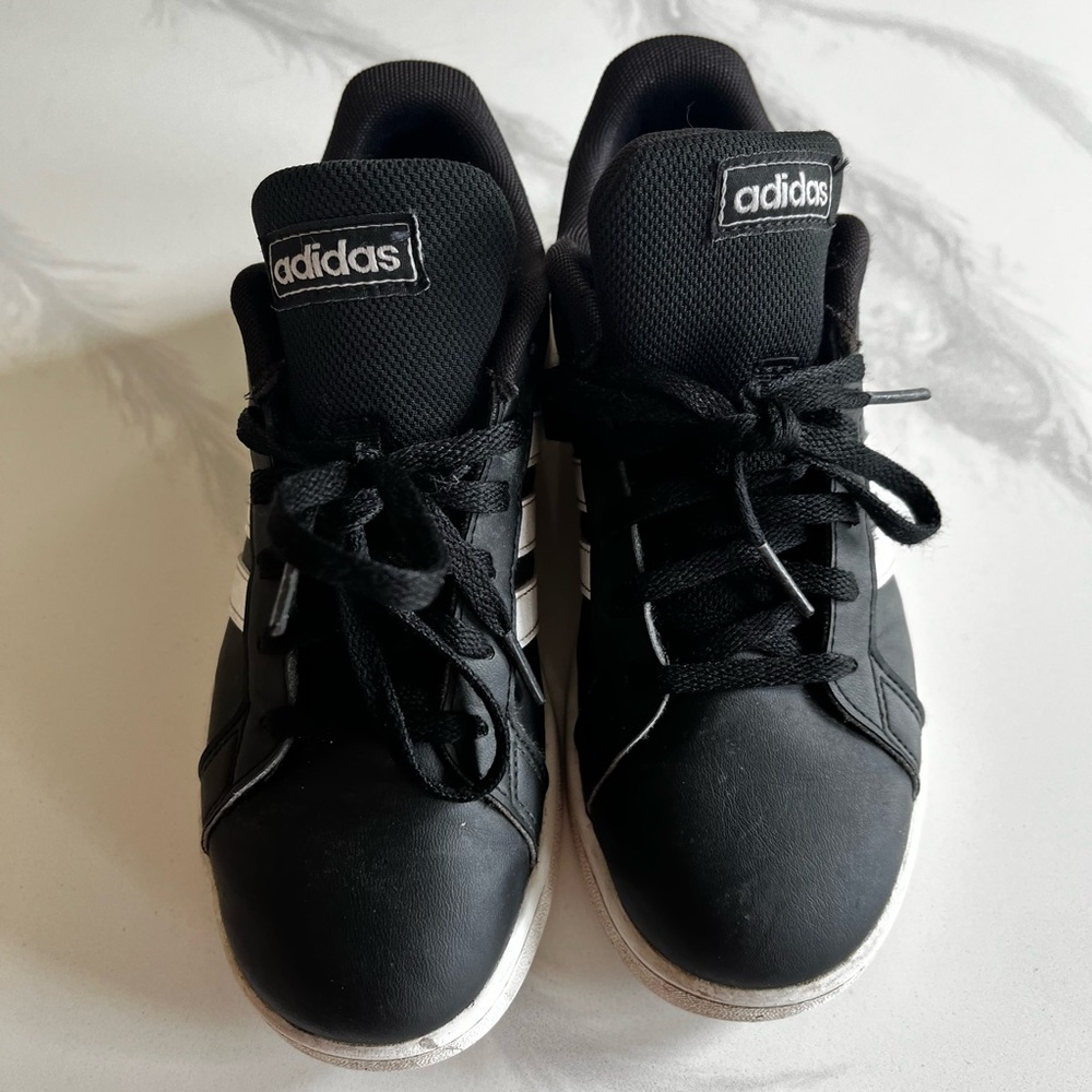 BOYS adidas grand court leather sneakers